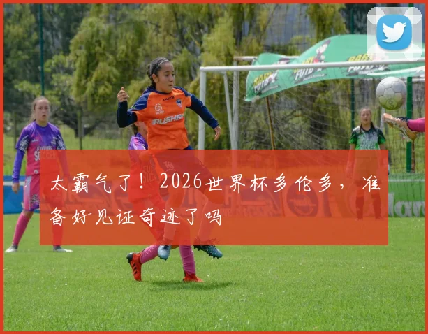 太霸气了!2026世界杯多伦多,准备好见证奇迹了吗